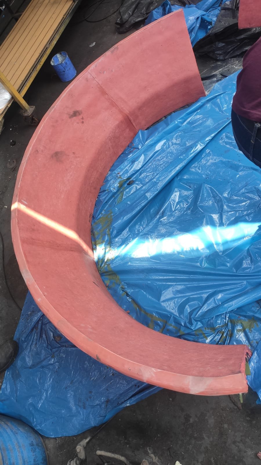 Revestimiento Cono de Descarga Tambor Lavador