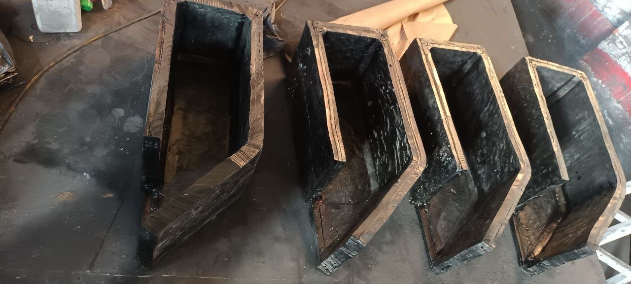 Revestimiento Cono de Descarga — Vulcanizado en Caliente