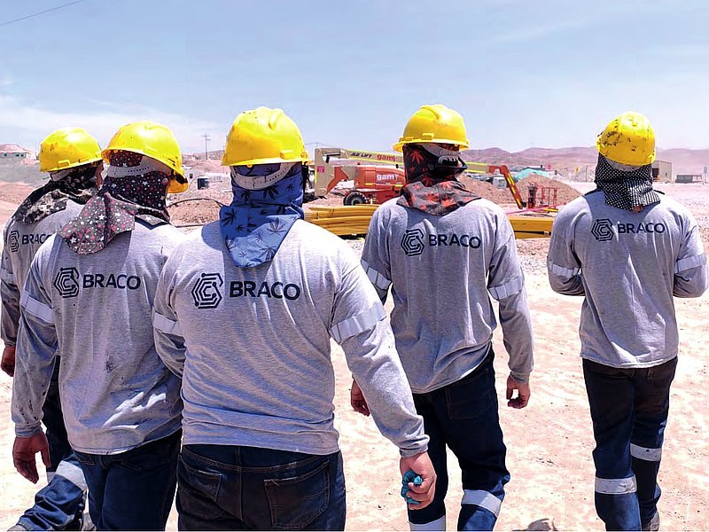 Equipo BRACO en Campo Minero