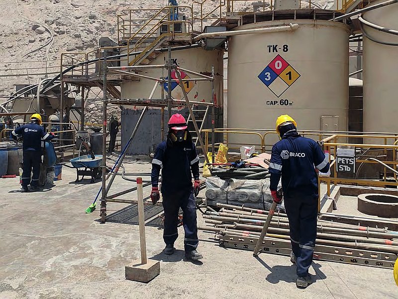 Planta de Concentrado — Tanques TK-8